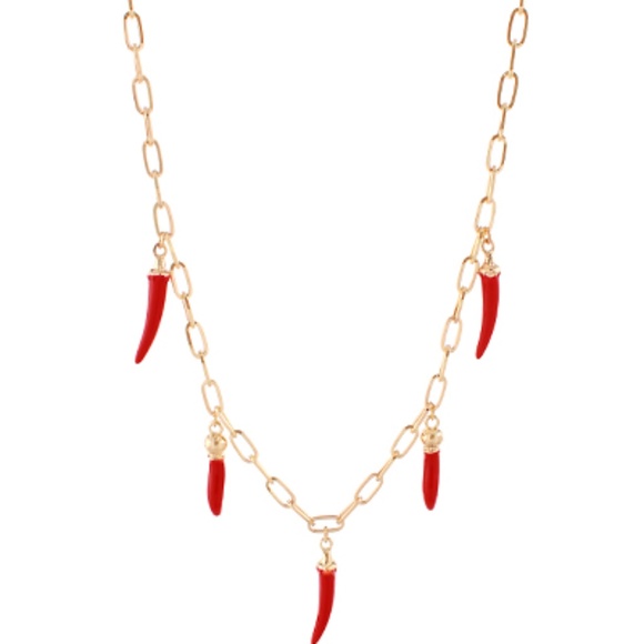 Chili Pepper Charm Necklace - Picture 1 of 2